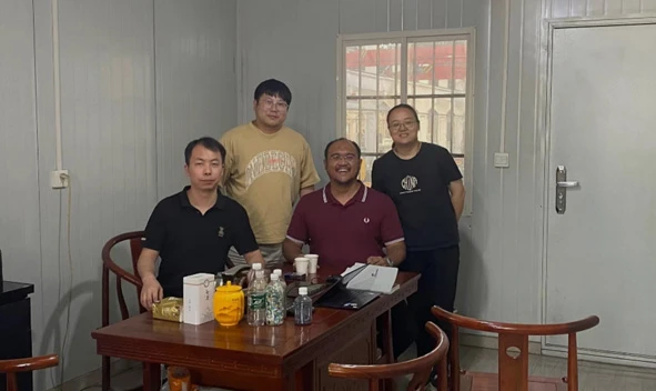 Indonesia customers come to the factory to inspect the equipment