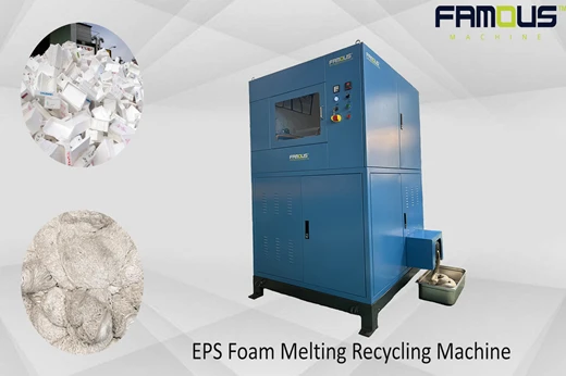 Small Capacity EPS Foam Hot Melt Densifier Machine