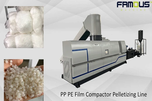 PP PE Film Pelletizing Line/Plastic Film Granulation Line/Waste Plastic Film Pelletizer Machine