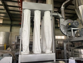 Equipped with dust collection bags