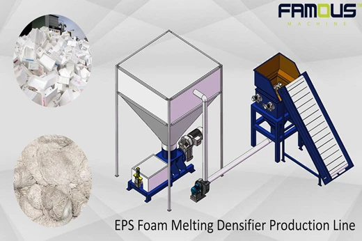 EPS Foam Hot Melting Production Line/EPS Foam Melting Machine with Silo System/EPS Melting Machine