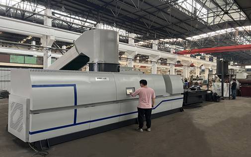 PE Film Pelletizing Production Line to Indonesia