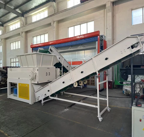 Waste Wood Pallet/Plastic Pallet Shredder Machine