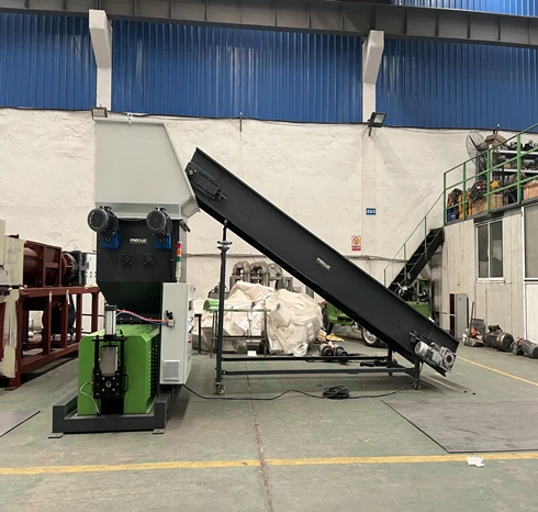 EPS Hot Melting Machine With Belt Conveyor