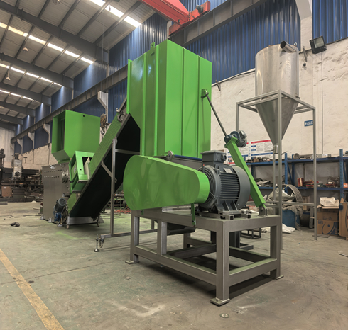 Plastic Shredder And Crusher Line 